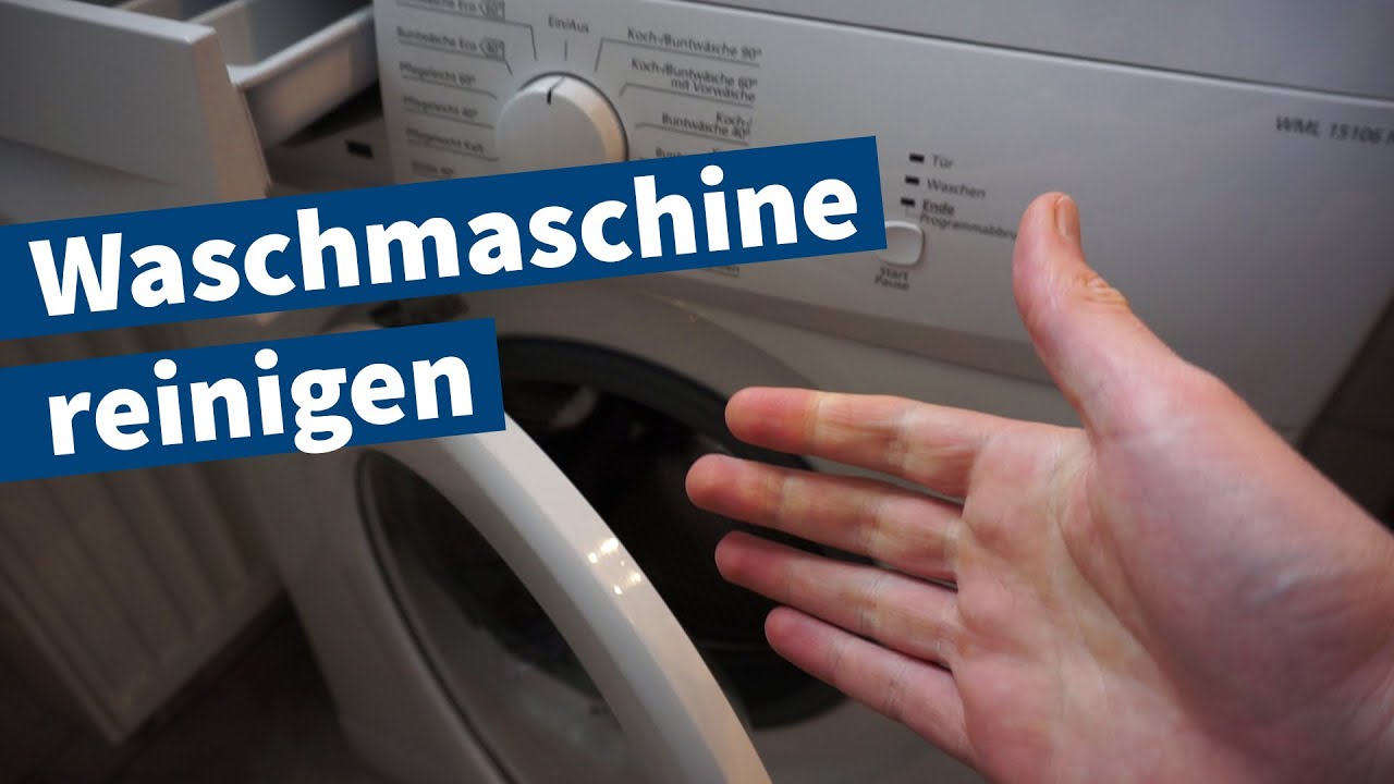 Wie Reinigt Man Den Wasserbehälter Vom Trockner Waschmaschine reinigen (mit Hausmitteln) – Tutorial, Anleitung - YouTube