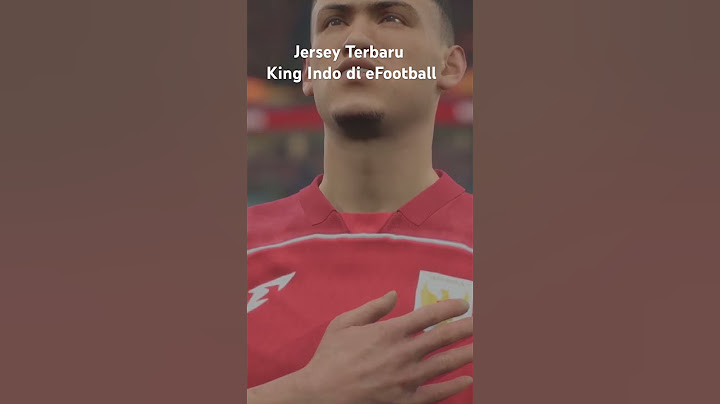 Jersey terbaru king Indo di eFootball #efootball #kingindo #timnasindonesia