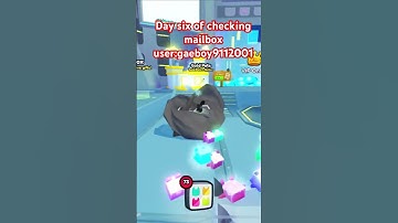 Day six of checking mailbox