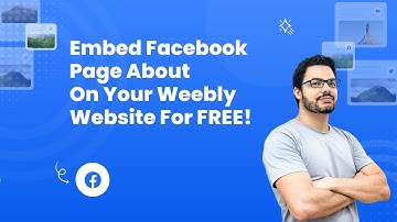 How to embed Facebook Page About on Weebly?