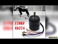 C6374 170KV Efficience Brushless Motor For Electric Skateboard Longboard Premium Quality