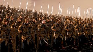 Saurons Mordor Orcs Vs Elronds Elves | 19,000 Unit Lord of the Rings Cinematic battle screenshot 5