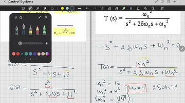 Calculating Damping Ratio and Natural Frequency in Second-Order Systems