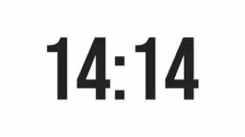 25 MINUTE TIMER   COUNTDOWN TIMER MINIMAL