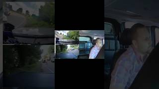 Portland man plows through grand floral parade barricades #dashcam #dashcamvideo
