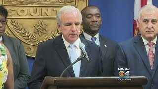 Miami-Dade County Leaders Hold Hurricane Preparedness News Conference