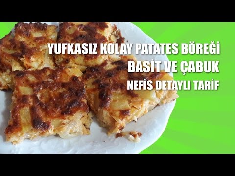 Yufkasız Kolay Patates Böreği Tarifi - Anne İşi Kolay Tarif