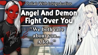 Angel And Demon Fight Over You Ff4A Tsundere Comfort Wholesome Pet Names Collab