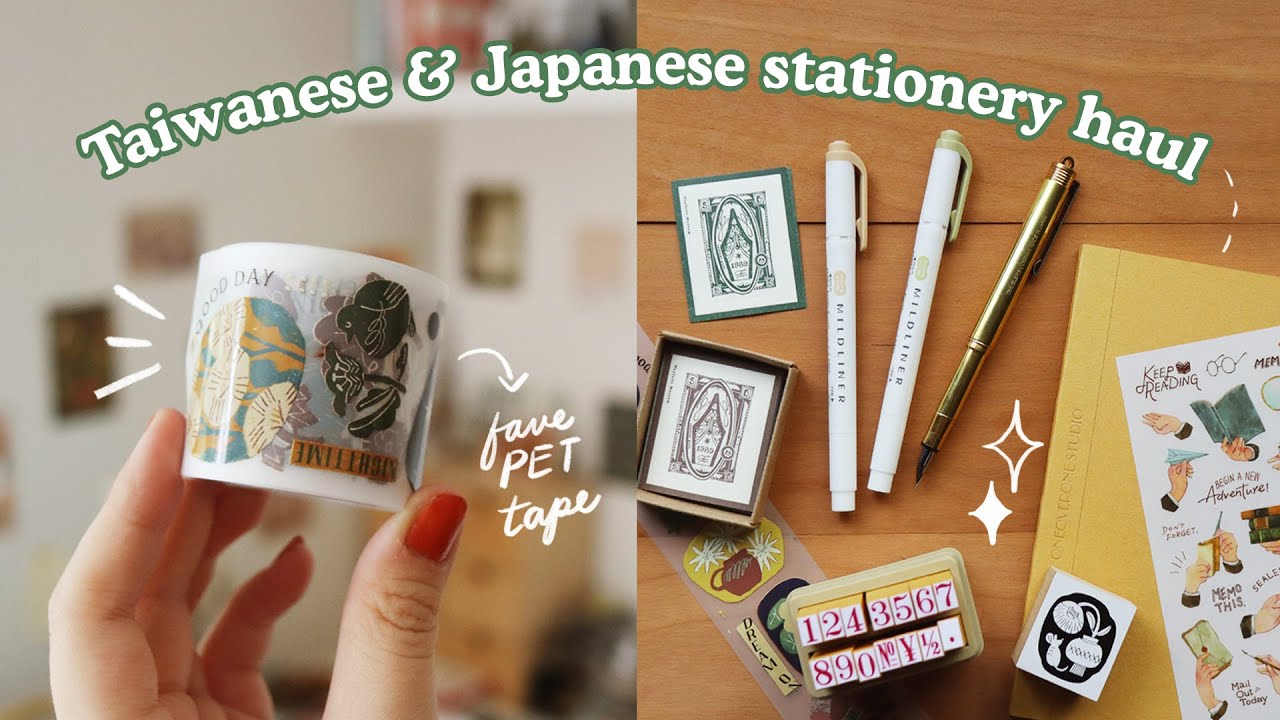 Taiwanese & Japanese Stationery Haul: OURS Studio, Shachihata, Traveler's  Company