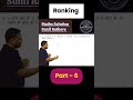 RankingTricks 💥 SSC & Railway Reasoning shorts tricks 🖊️ 💫 MathsSolutionSunilRathore