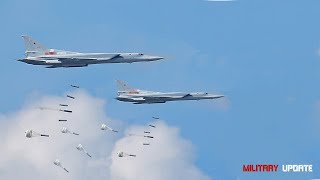 Finally !! Putin's Tu22 Supersonic Bomber Drops Massive Bomb