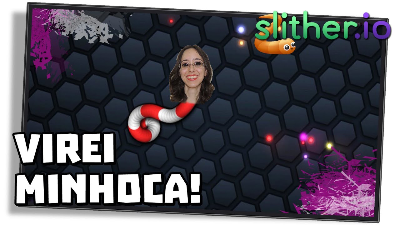 SLITHER.IO - A MINHOCA COLORIDA - MODO HULK