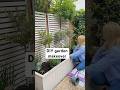 DIY garden makeover - #diygardening #diy #beforeandafter #gardening