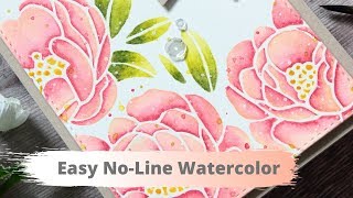 Easy No line Watercolor