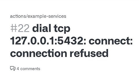 dial tcp 127.0.0.1:80 connect: connection refused  solución💢