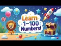 1–100 Numbers Adventure: Rockets, Balloons, Animals & More | Fun Kids Video