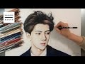 Speed Drawing EXO - Se hun [Drawing Hands]