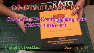 DCC Decoder into a Kato Cab Car.