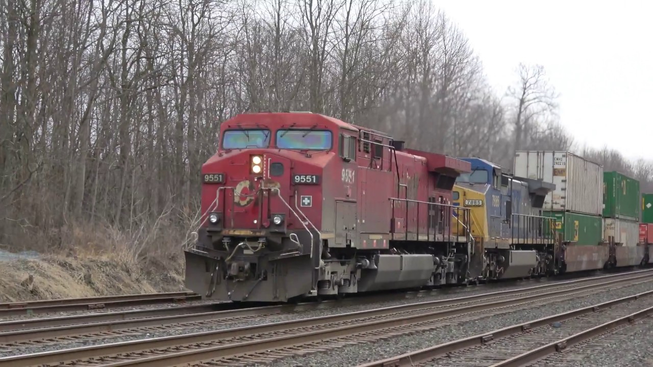 bnsf 5729 Canadian Pacific Train Eastbound 4K UHD