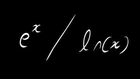 Dérivée des fonction exponentielle et logarithme néperien