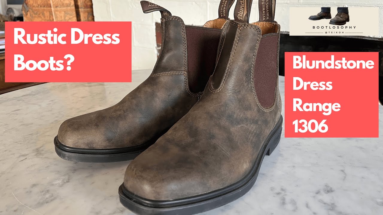 Review of the Blundstone 1306 Dress Last Chelsea Boots in Rustic BrownWith  Key Words