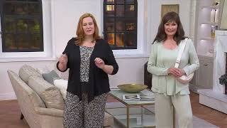 Cuddl Duds Soft Stretch Everyday Cardigan on QVC