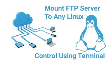 Mount FTP Server Into A Folder & Use Terminal In Linux Using CURLFTPFS | Hindi