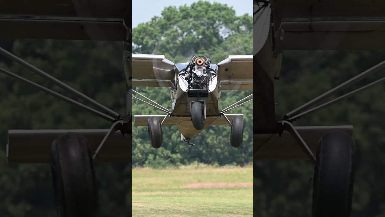 Zenith landing short at a STOL competition