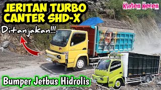 Truk Pasir Merapi - Suara Jeritan Turbo DumpTruk Canter SHD-X Saat Nanjak Muatan Pasir Ngempleng