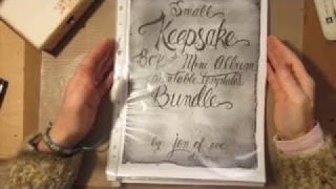 DT Project Jen Of Eve Purse Box Mini Album