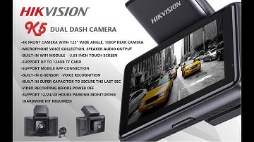 Hikvsion Dashcam K5  4K Front &  1K Rear Day Version