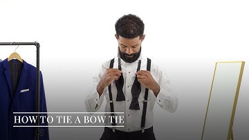 How To Tie a Bow Tie | How To | Generation Tux