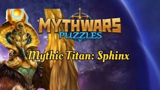 Mythwars & Puzzles Attack on Mythic Titan; Sphinx 2nd. The 3rd attack was AWESOME  #mythwarspuzzles  screenshot 2