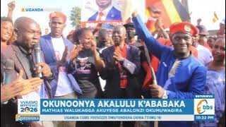 Abakulembeze ba NUP Basiibye Masaka , Olwaleero Babadde Kimaanya Kabonera