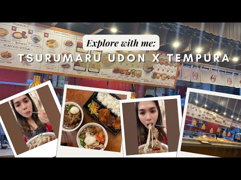 Can’t Decide What to Eat? Tsurumaru Udon × Tempura Solves It All 🍜🔥
