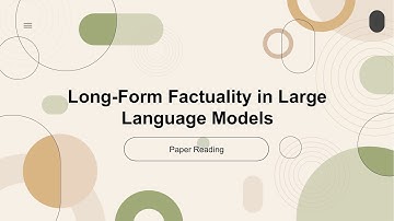 [2024 Best AI Paper] Long-form factuality in large language models