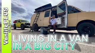 Vanlife Day  Parking Lot Meals, Sound Upgrade & IKEA?!