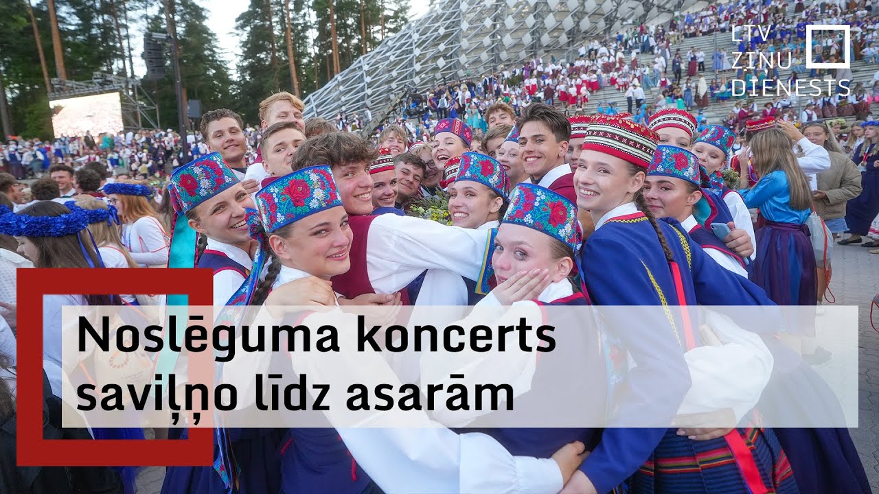 Skolēnu dziesmu un deju svētku noslēguma koncerts – izcilā līmenī!