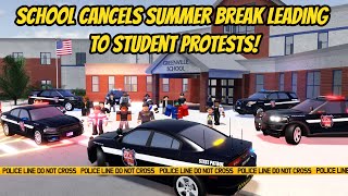 Greenville, Wisc Roblox l High School Cancels SUMMER BREAK PROTEST Roleplay