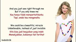 Taylor Swift - Invisible | Lirik Terjemahan