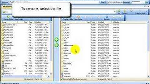WsFTP How To Manage Files