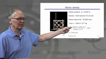 ECE Purdue Semiconductor Fundamentals L1.2: Materiaaleigenschappen - Kristallijn, polykristallijn...