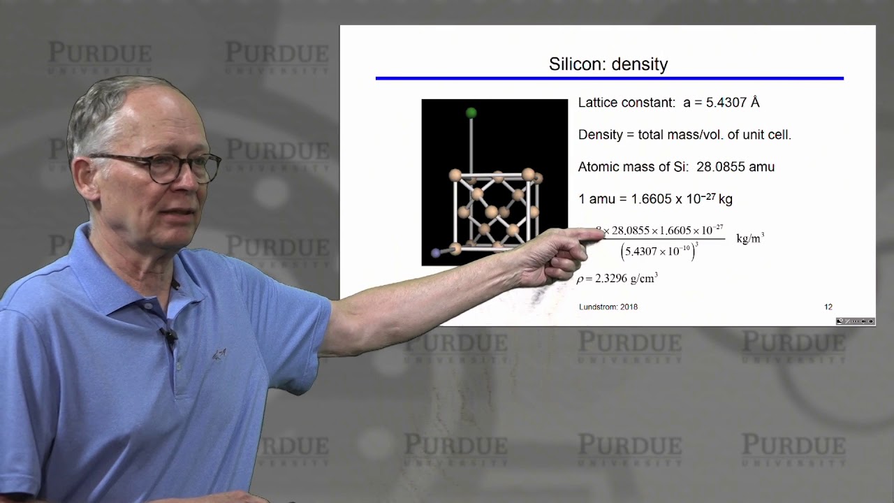 ECE Purdue Semiconductor Fundamentals L1.2: Свойства материалов — кристаллические, поликристаллич...