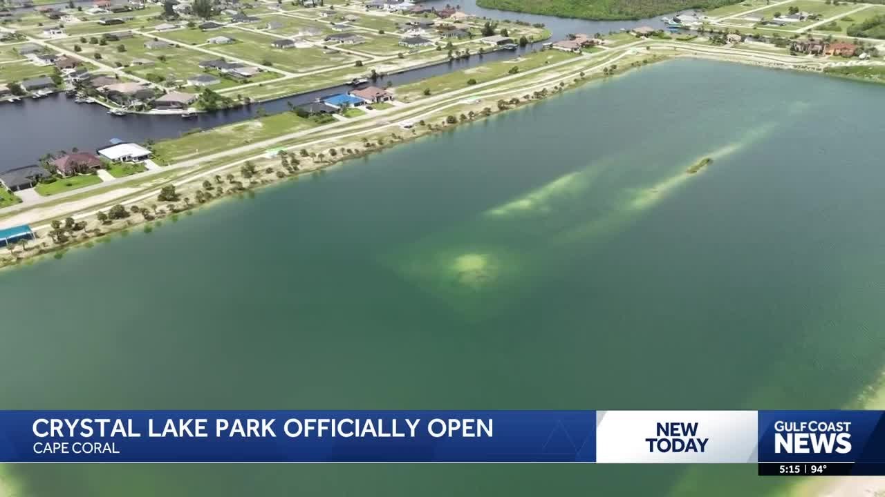Crystal Lake Park, Cape Coral's new outdoor destination, opens