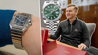 Cartier Santos To Replace His Rolex Datejust 41