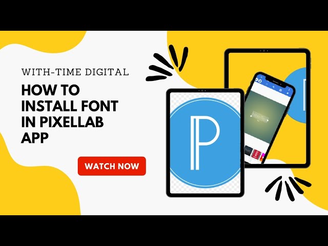 how to install fonts in pixellab