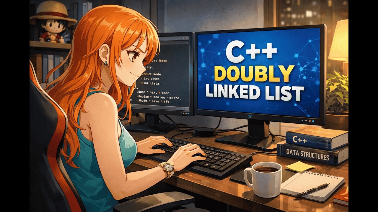C++ Double Linked List Tutorial | Step by Step | StrawHatCoder - YouTube