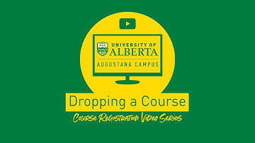 Dropping a Course - Augustana Course Registration Series