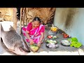 delicious rohu fish curry cooking by santali tribe women for her lunch menu||village rural life