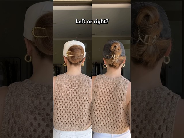 TWO EASY HAT HAIRSTYLE IDEAS class=